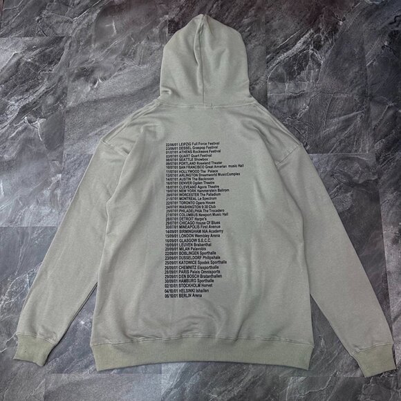 Grey Printed Hoodie By Vetements - Picture 3 of 10